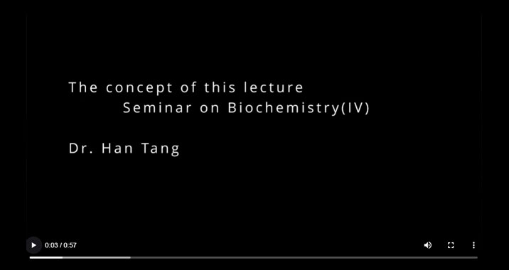EMI Seminar on Biochemistry(IV)